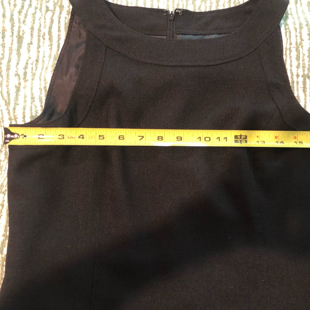 Ann Taylor Size 8 Petite black sheath dress - Picture 8 of 9